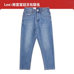 A01250 刺绣LWB100413101096 Lee女士宫廷文化联名413版 型宽牛仔裤