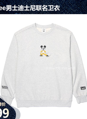 Lee男装迪士尼联名印花卡通卫衣长袖宽松LMT005080CST00F-A02848