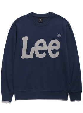 Lee男装棉美式百搭休闲运动印花套头卫衣LMT0002053RV00F-A00562