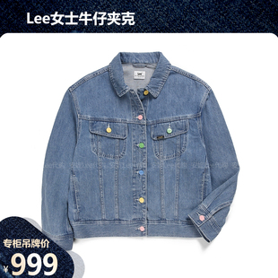 Lee女装秋印花百搭牛仔服短外套小夹克LWT0024475PN00F-A01287