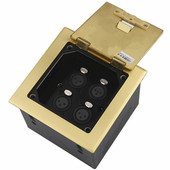 XSSITO母卡侬话筒地插 公卡农三芯会议室调音台XLR舞台地面插座盒