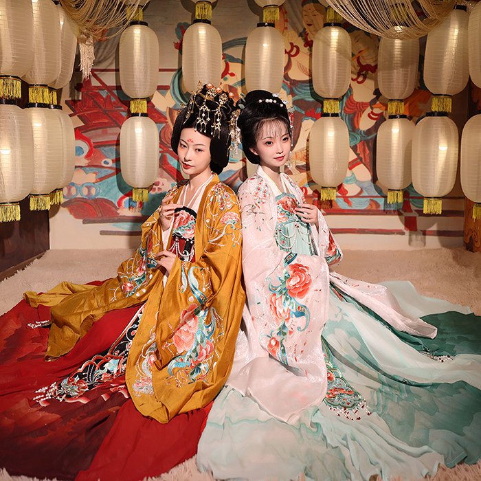 衔泥小筑四美夏之玉环正品原创真丝重工刺绣汉服女礼服齐胸衫裙