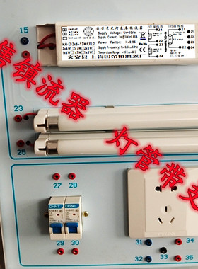 AC24V一拖二6W8W11瓦T8日5荧光灯吸顶灯泡安全低电压照明灯镇流器