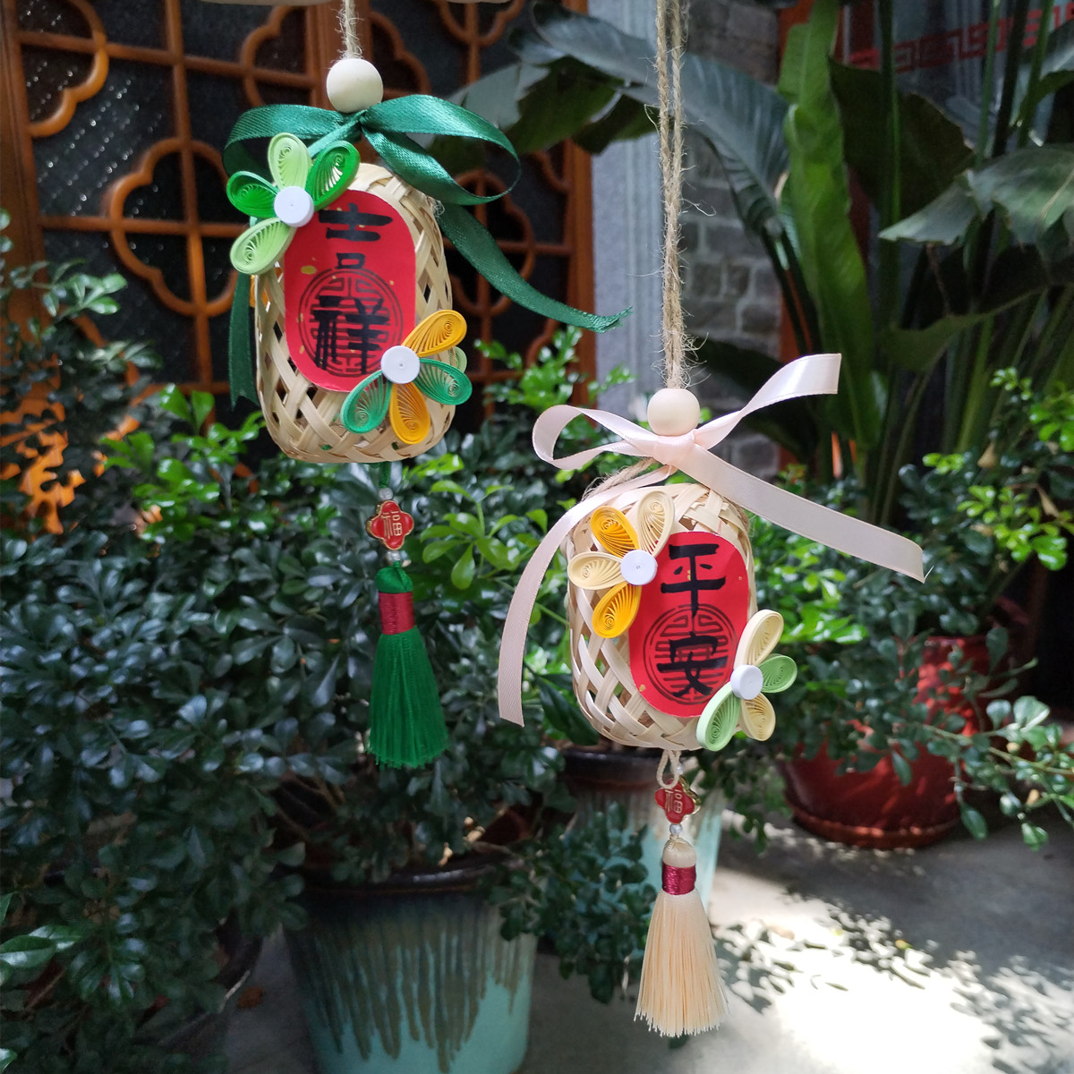 非遗DIY暖场亲子幼儿园中小学衍纸发光中秋节庆过年灯笼材料包