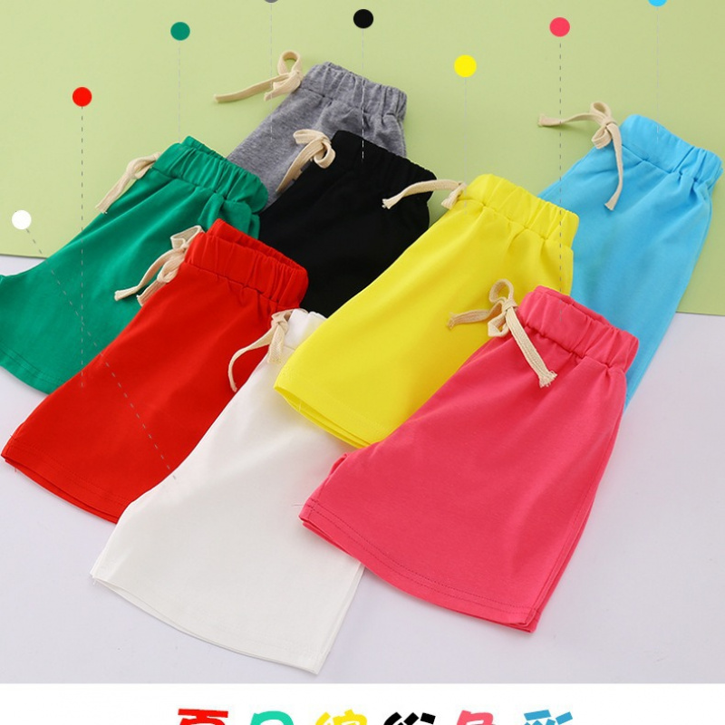 婴儿短裤夏薄款宝宝纯棉大pp哈伦裤0-3岁婴幼儿男童夏季外穿裤子1