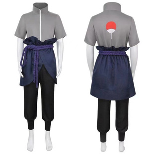 表速发 佐助cos服动漫火影疾风传宇智波佐助cosplay服忍者动漫男装