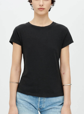 小喜家 国内现货 25早秋 REDONE 70S 黑色女款修身短袖T恤 美国制