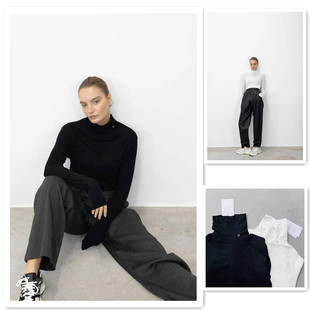 NINE ING 羊绒高领打底针织上衣 小喜家 薄款 国内现货