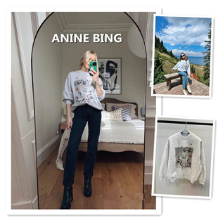 NINE ING 搞怪图案舒适全棉加绒圆领卫衣 小喜家 个性 现货