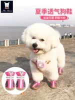 [Mrshoes狗狗鞋子春夏透气比熊博美泰迪鞋子不掉脚小型犬宠物脚套]