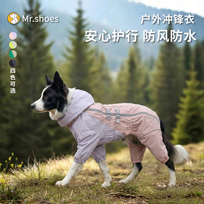 Mr.shoes狗狗雨衣户外防水冲锋衣