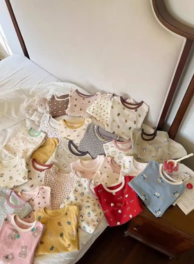 Ambb艾摩贝贝男女童2025秋季新品新花色无骨A类羊毛拉架家居服