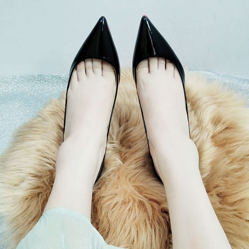 2022夏性感超浅口露趾红底高跟鞋