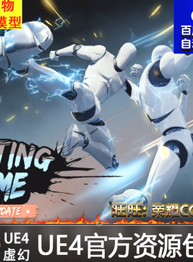UE4虚幻4 Martial Arts Fight Game 动作RPG格斗游戏多套动作动画