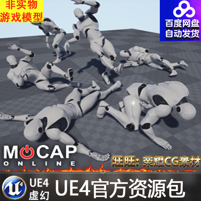 UE4 Death Animations - MoCap Pack 拳击近战格斗动画