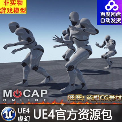 UE4虚幻4 Scared! - MoCap Pack 人物恐怕惊吓担心害怕动画
