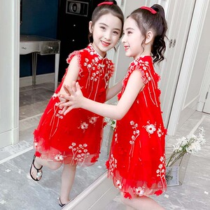 女童连衣裙夏装2023新款夏季儿童韩版洋气网红公主时尚旗袍裙子潮