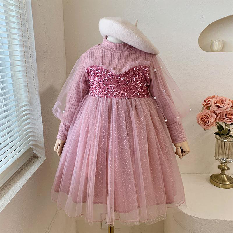 女童连衣裙秋冬装宝宝公主裙春秋儿童装女宝宝时尚洋气网纱长裙子,童装/婴儿装/亲子装,连衣裙,淘宝优惠券,粉丝福利购,淘宝优惠卷