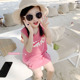 女童中长款 洋气儿童吊带公主裙子 童装 背心裙宝宝无袖 t恤儿童夏季