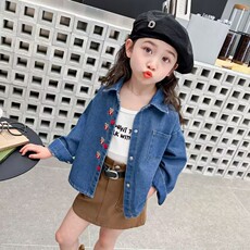 Детская джинсовая рубашка