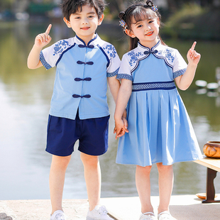 学生校服女小学学生夏学院风男生套装儿童幼儿园园服校服班服短袖