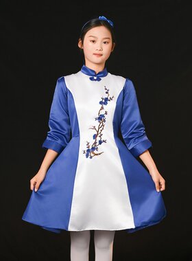 2025新款合唱服装诗歌朗诵梦想短裙我的中国梦小荷朗诵风采表演装