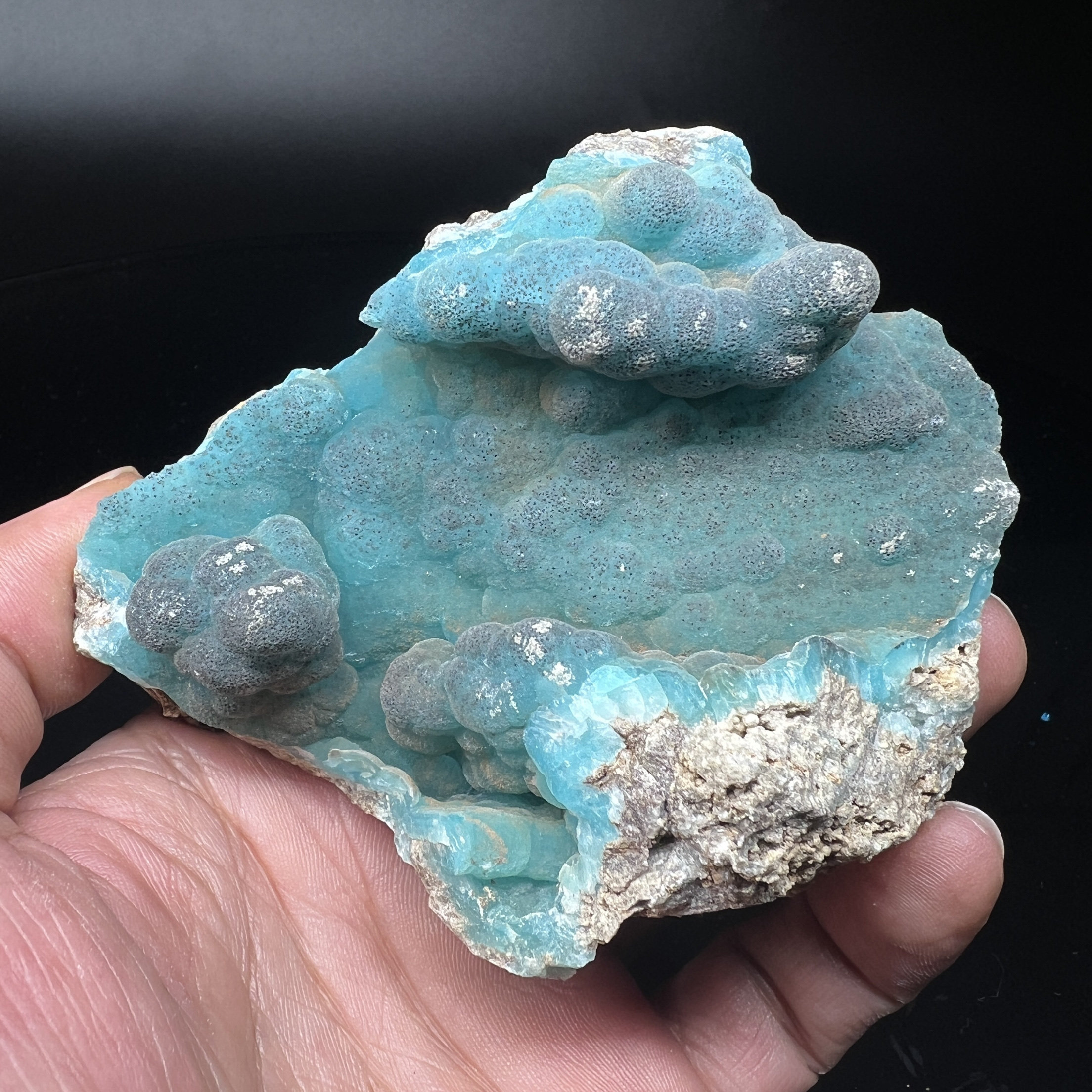 异极矿Hemimorphite 精品 矿物晶体 矿物标本 原石 宝石 收藏品 - 实物图