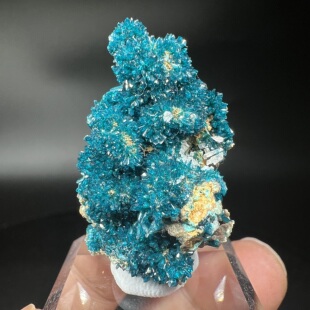 磷酸锌铜矿Veszelyite 精品矿物晶体矿物标本矿石原石收藏品观赏