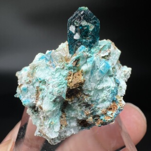 大晶体磷酸锌铜矿Veszelyite 精品矿物晶体矿物标本矿石宝石原石