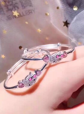 正品足银kitty凯蒂猫儿童