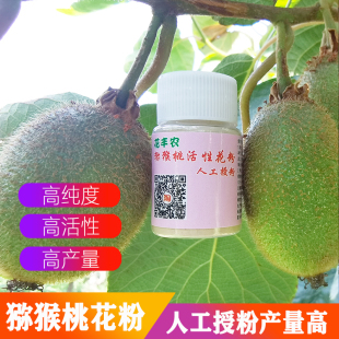 花丰农猕猴桃花粉人工授粉活性花粉红心黄心绿心软枣红阳公雄花粉
