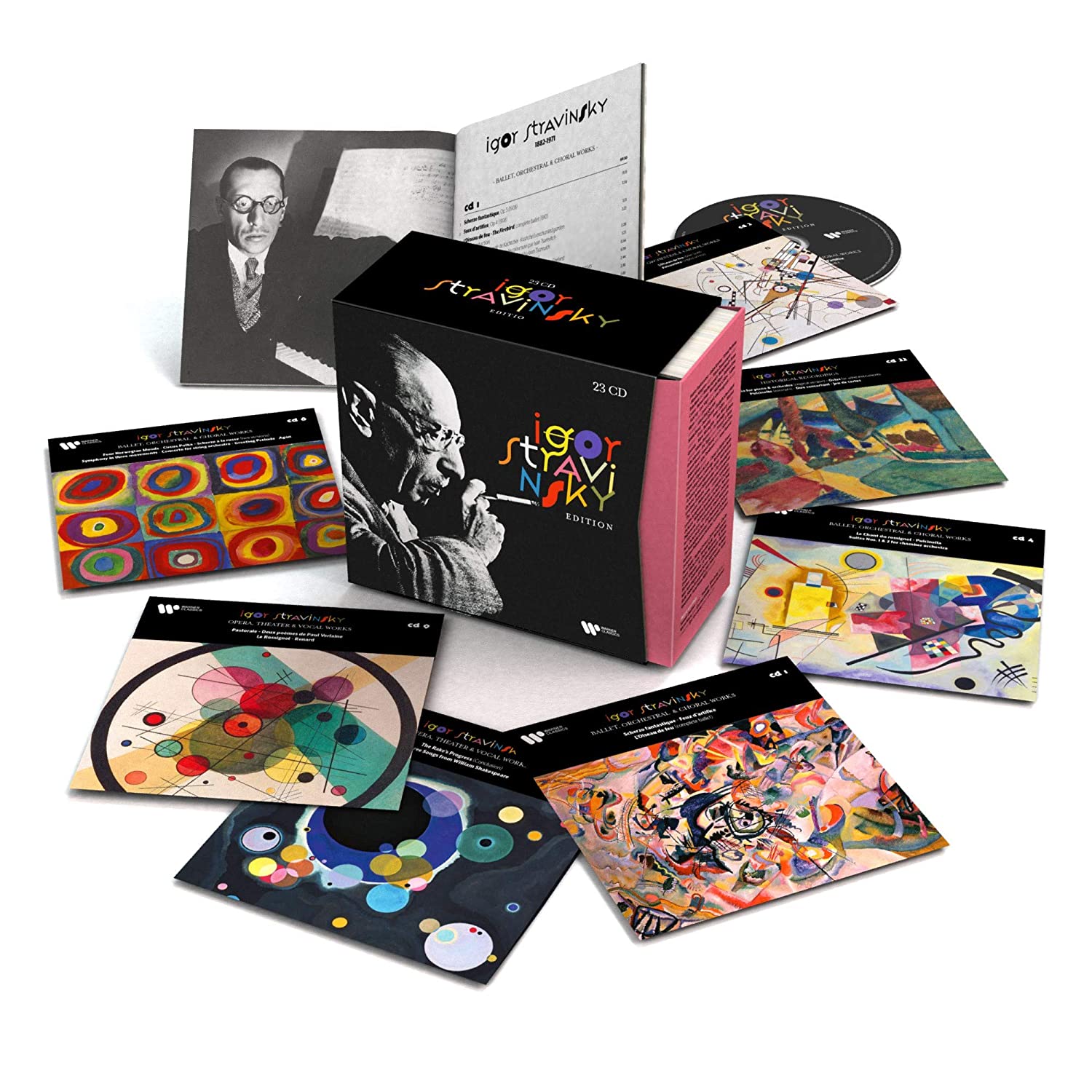 原版 Igor Stravinsky Edition 斯特拉文斯基 50周年纪念套装23CD 音乐/影视/明星/音像 音乐CD/DVD 原图主图