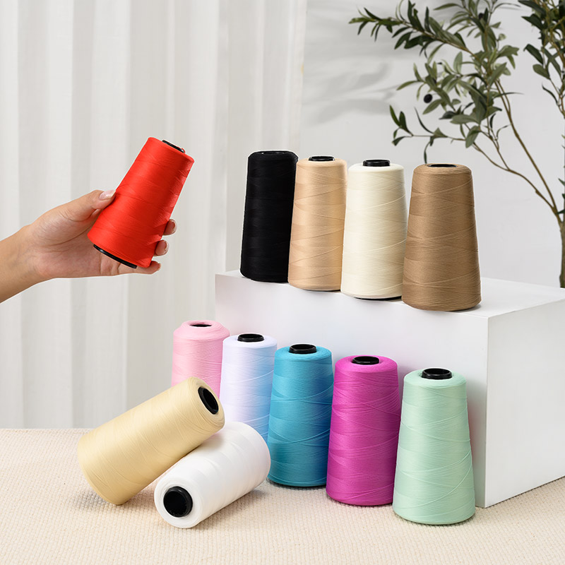 柳青100D*2高弹锁边线包缝缝纫线