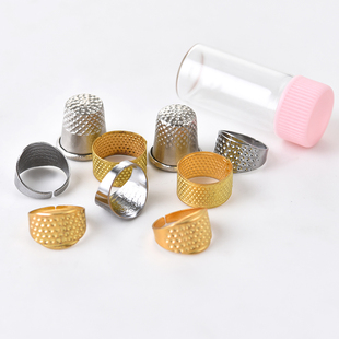 金属铜十字绣缝纫DIY 压针器顶针箍缝纫抵戒戒指器 加厚顶针抵戒