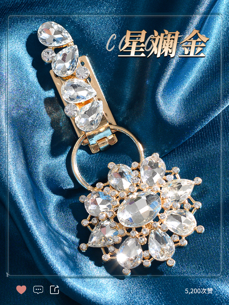 貂皮大衣扣子星斓系列对扣扣子