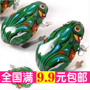 1.9元 经典80后玩具  铁皮青蛙跳跳蛙  （满9.9元包邮）