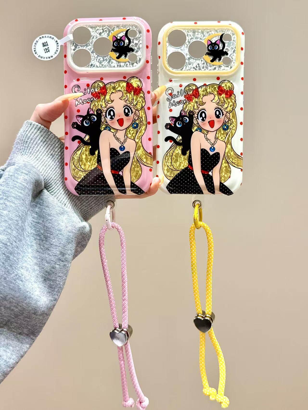 西多士日系动漫黑裙子美少女适用苹果17promax手机壳16iphone15