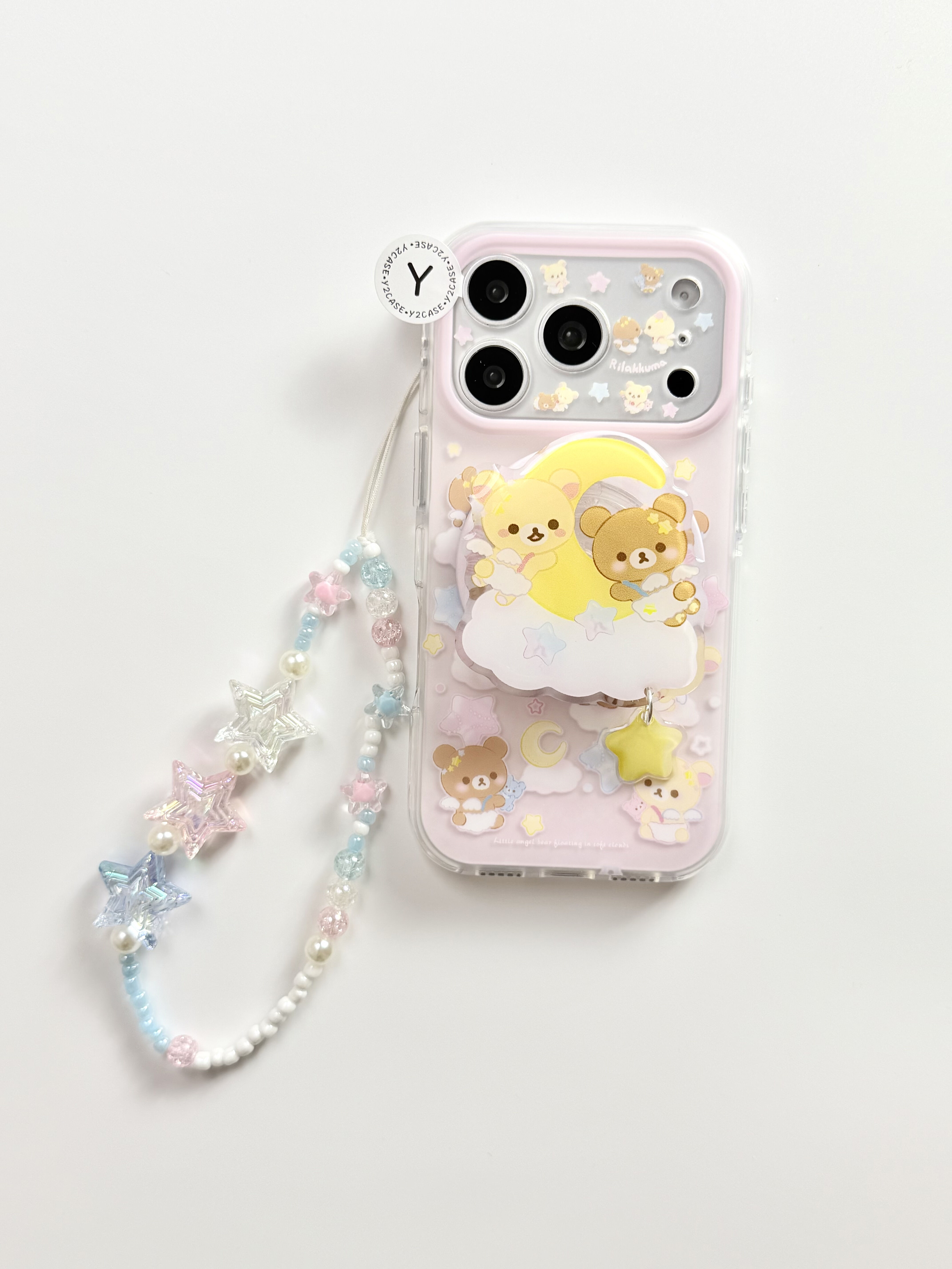 西多士磨砂磁吸可爱双子星轻松熊IMD双层手机壳适用iPhone17新款苹果16日韩卡通15