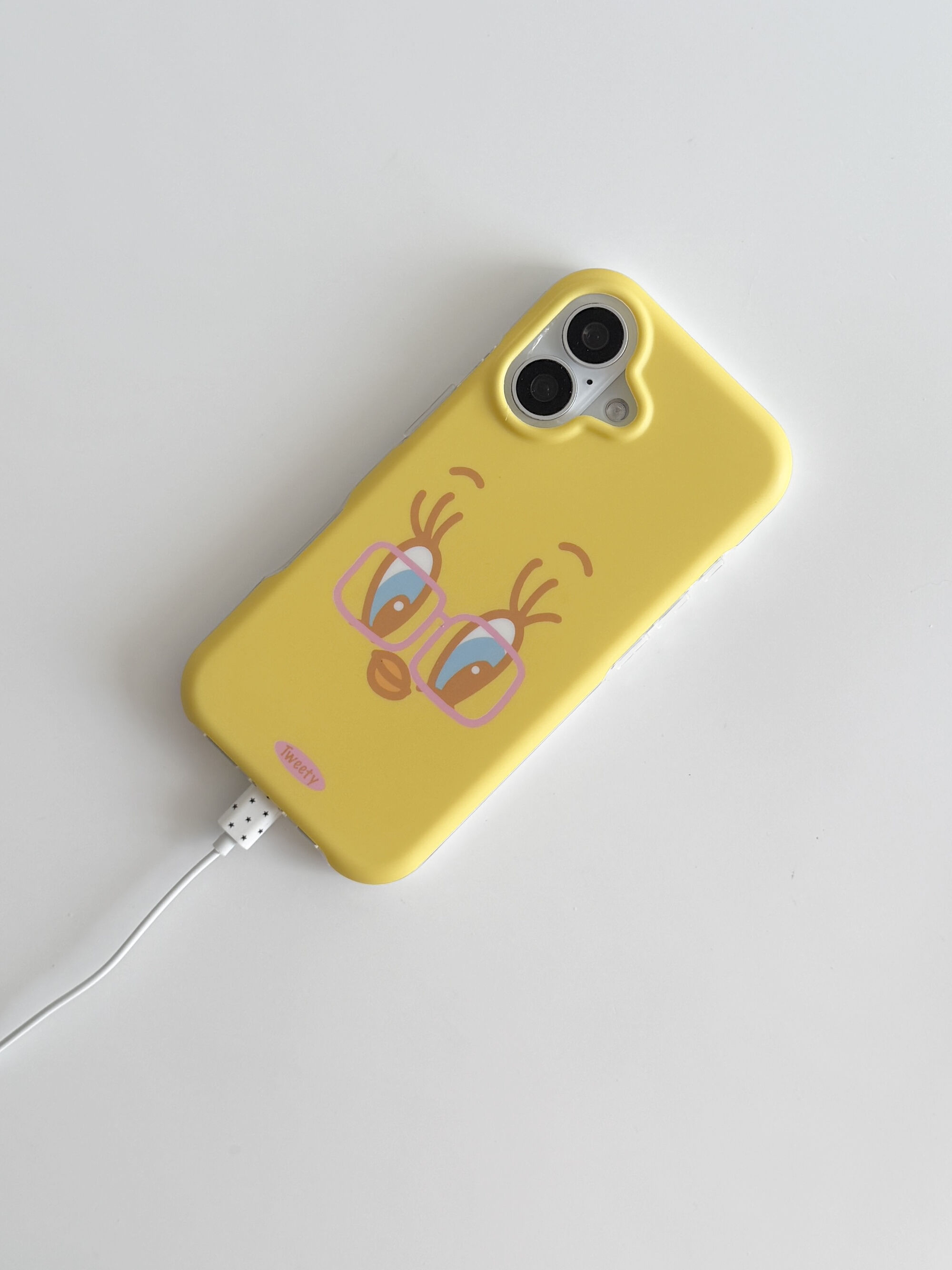 西多士适用软萌磨砂眼镜小黄鸭苹果iphone17promax手机壳16pro/15