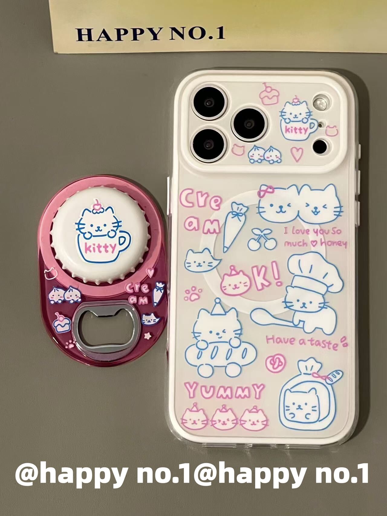 西多士古早厨师小猫开瓶器磁吸支架适用苹果iPhone手机壳防摔双层16少女