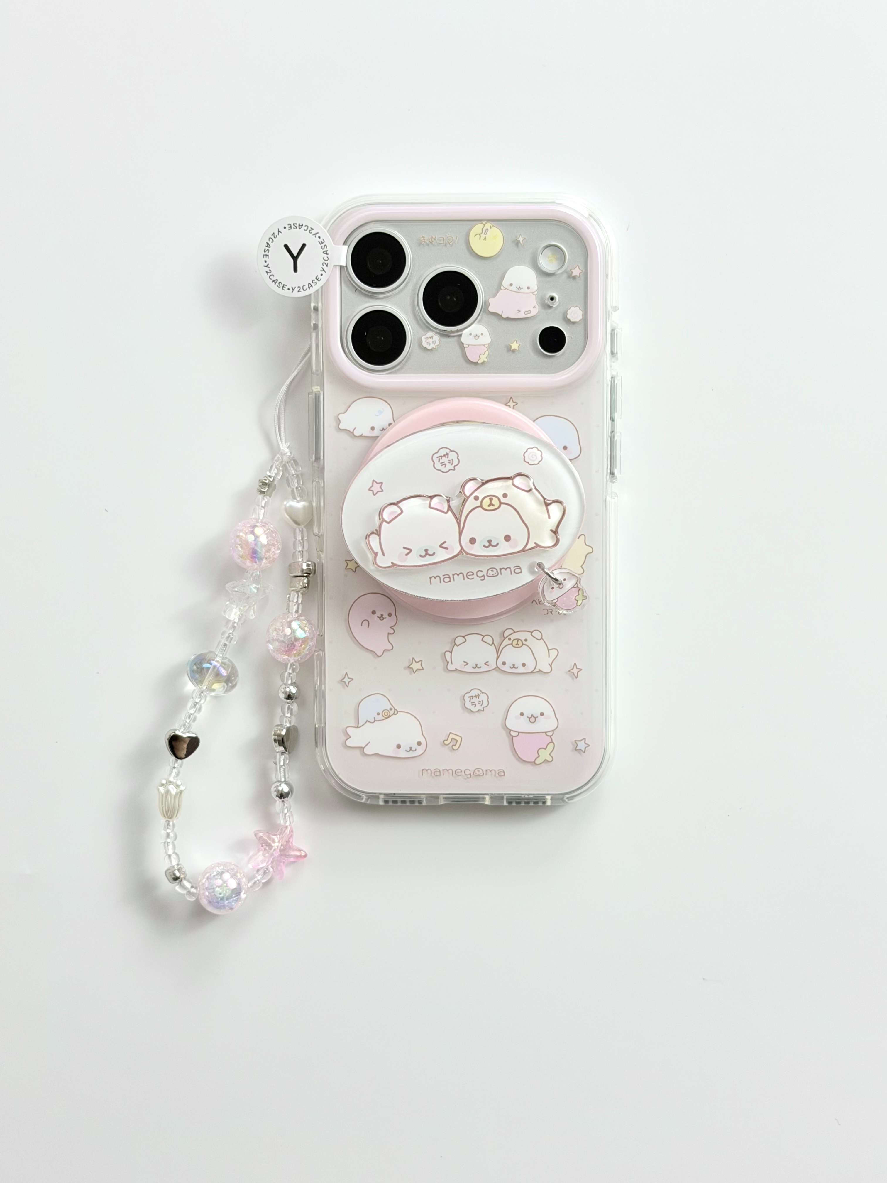 西多士磁吸卡通可爱两只豆芝麻海豹IMD双层手机壳适用iPhone17新款苹果16日韩ins15