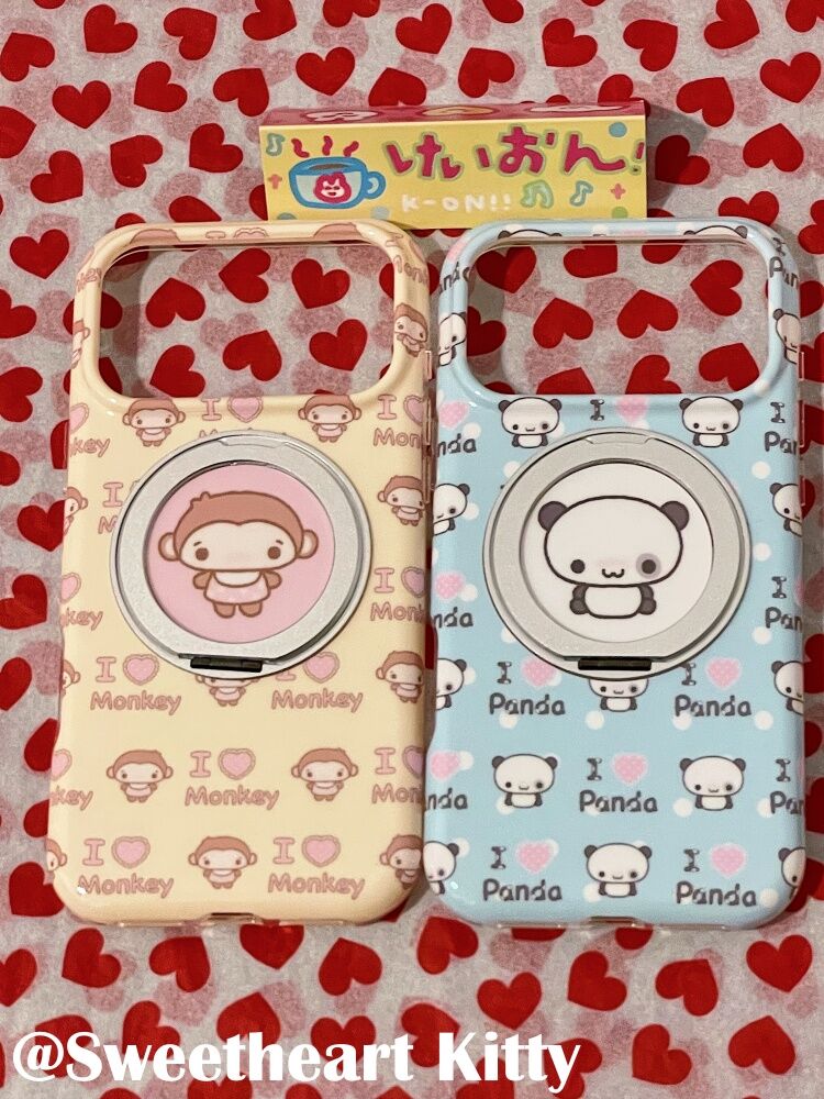 西多士ins古早可爱小猴子熊猫旋转支架适用iphone18promax苹果17手机壳