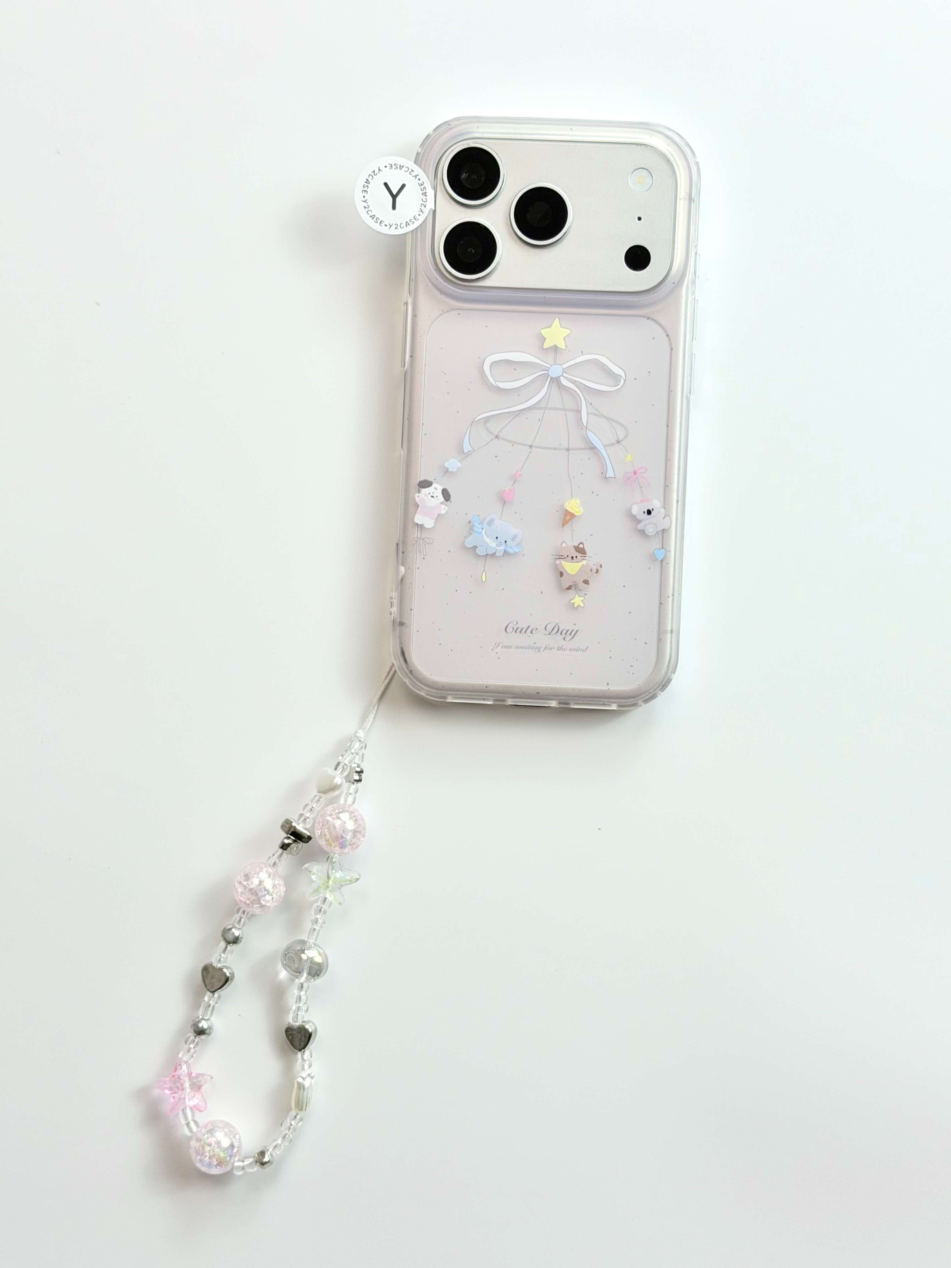西多士磨砂ins风创意可爱小动物风铃IMD双层手机壳适用iPhone17新款苹果16日韩卡通15个性创意14