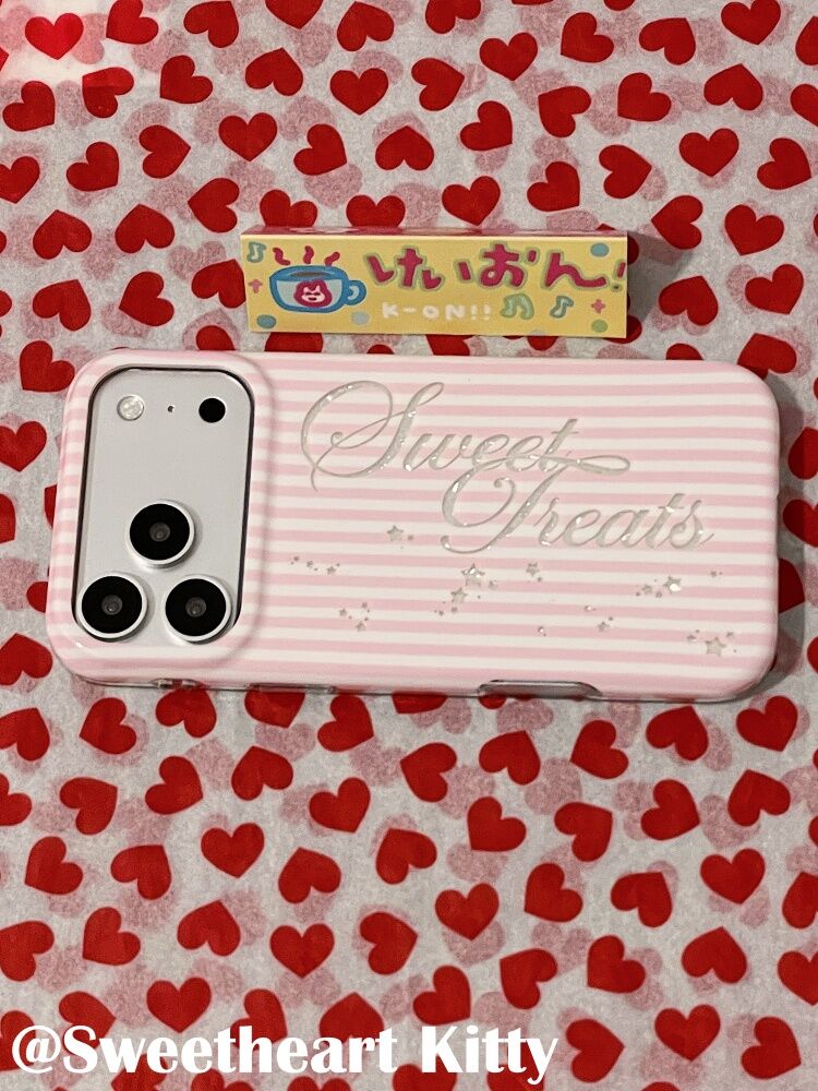 西多士ins高级粉色条纹闪粉英文适用iphone17promax苹果16手机壳15少女