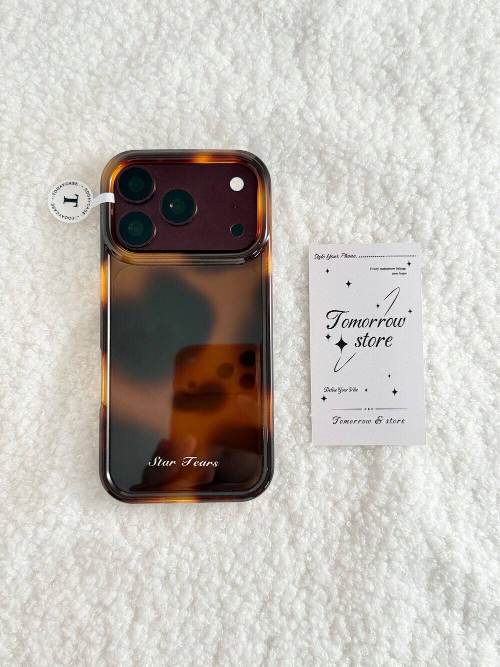 西多士ins小众琥珀色晕染适用苹果18pro透明17个性iphone16/15手机硬壳