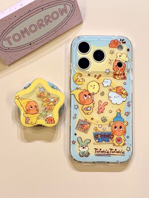 西多士云端气球星星人适用苹果17promax可爱iphone16/15磁吸14支架手机硬壳