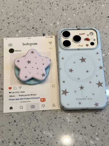 西多士小众ins简约满屏星星适用于iphone17promax苹果16p手机壳15新款14半包菲林硬壳