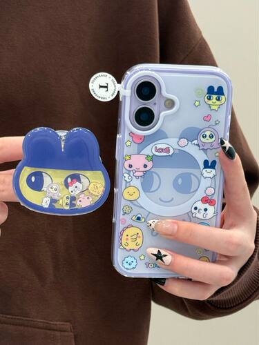 西多士电子宠物拓麻歌子适用苹果17pm可爱iphone16二合一15磁吸14支架手机壳