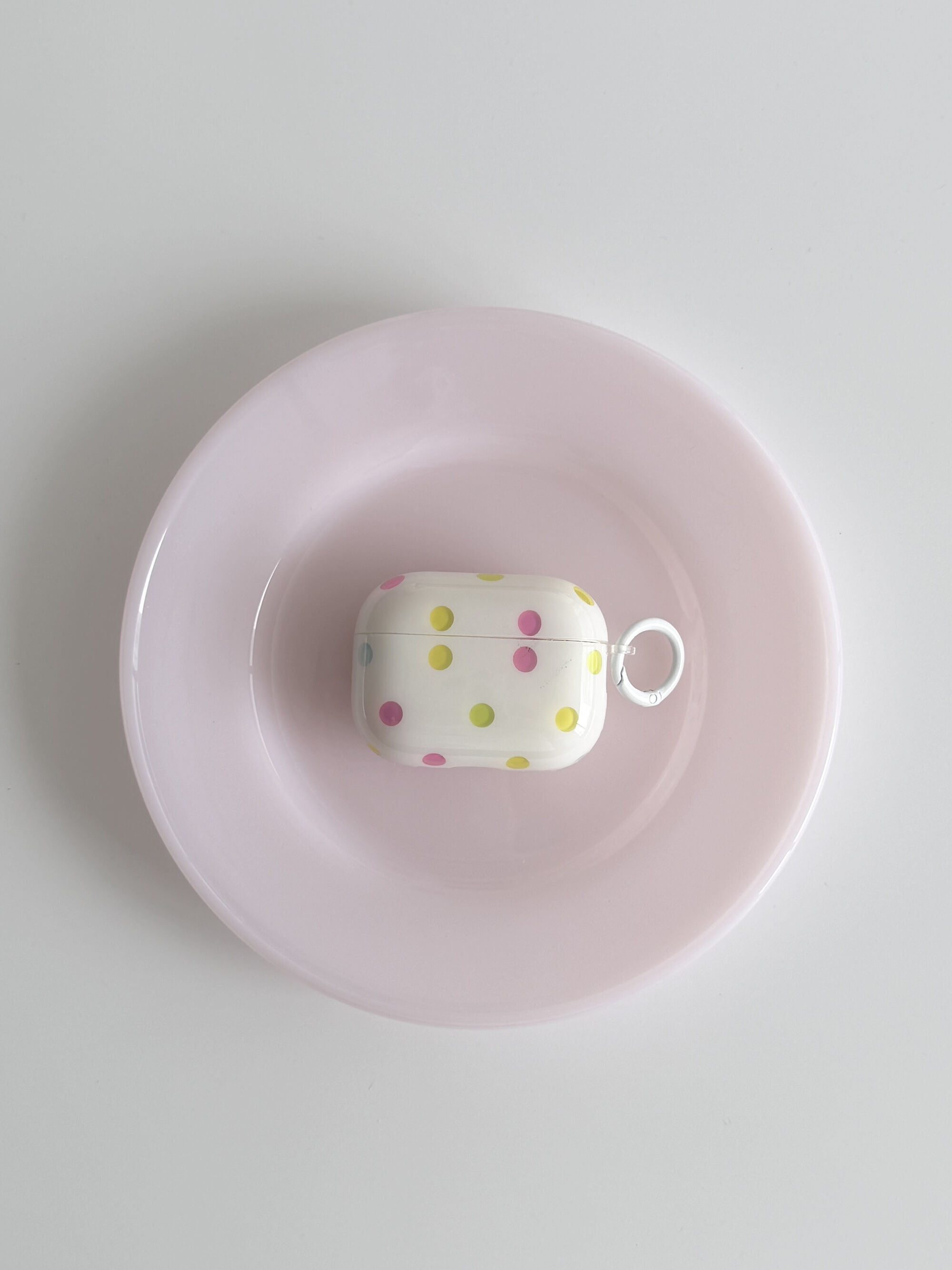 西多士适用夏日多巴胺彩色波点苹果耳机套AirPods1/3/4Pro三