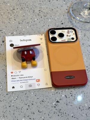 西多士简约可爱撞色米奇屁股磁吸适用于iphone17promax苹果16pr手机壳15